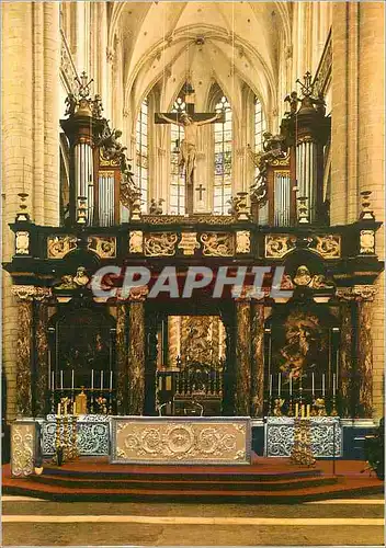 Cartes postales moderne Antwerpen Eglise St Jacques Jube de Seb De Neve (1669) Orgue