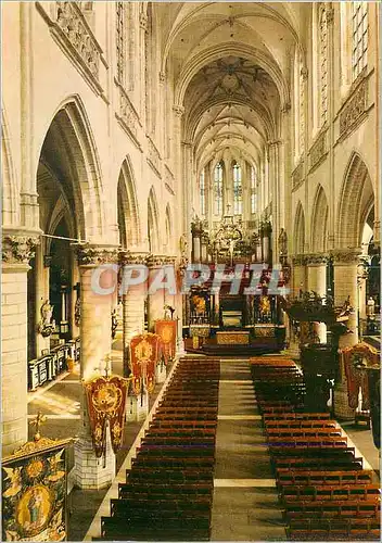 Cartes postales moderne Antwerpen Eglise St Jacques Nef principale et Ch�ur Orgue