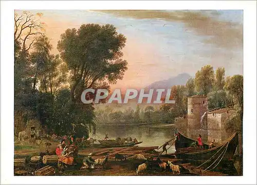 Cartes postales moderne Museum of Fine Arts Boston Claude Lorrain French 1600 1682 The Mill Seth K Sweetser Fund