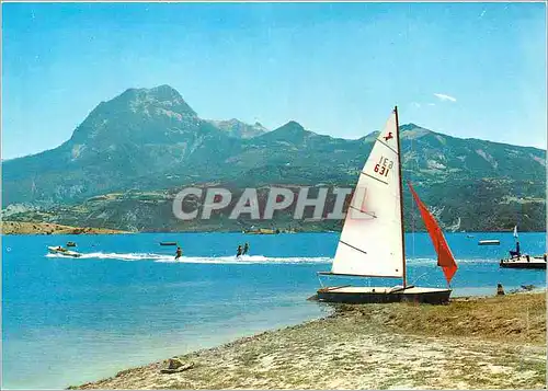 Cartes postales moderne Barrage de Serre Poncon (H A) Bateau