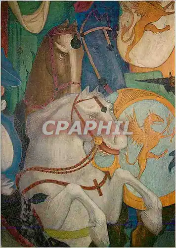 Cartes postales moderne Urbino Oratorio di S Giovanni Battista Lorenzo e Jacopo Salimbeni Crocifissione (part) Sec XV (d