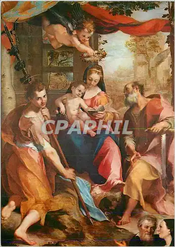 Cartes postales moderne Urbino Palazzo Ducale La Vierge de St Simon
