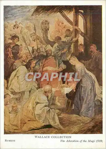Cartes postales moderne Wallac Collection Rubens The Adoration of the Magi