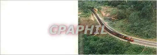 Cartes postales moderne La Compagnie Miniere de l'Ogooue vous presente ses Meilleurs voeux pour la Nouvelle Annee Train