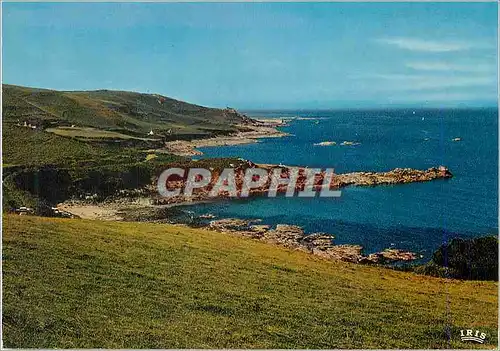 Cartes postales moderne La Hague Greville Environs de Cherbourg Les Falaises a Maree Basse