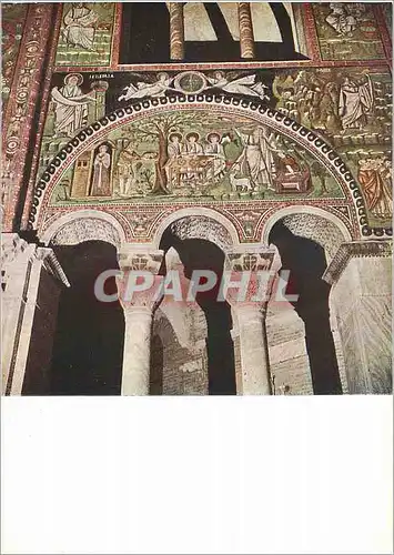 Moderne Karte Ravenna Basilique de St Vital Mosaiques du Presbitere