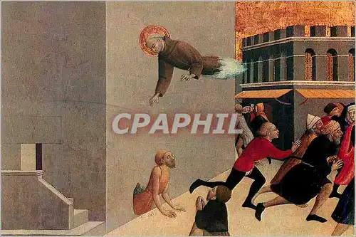 Moderne Karte Sassetta Le Bienheureux Ranieri Rasini fait Miraculeusement Sortir les Pauvres de Prison Acquisi