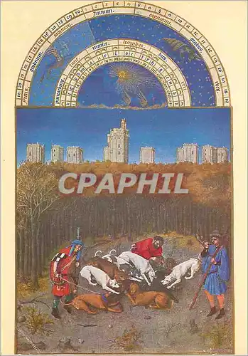 Cartes postales moderne Musee Conde Chantilly (Ecole Francaise XVe Siecle) Le Chateau de Vincennes