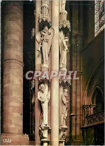 Cartes postales moderne Cathedrale de Strasbourg Pilier des Anges (1225 1230)