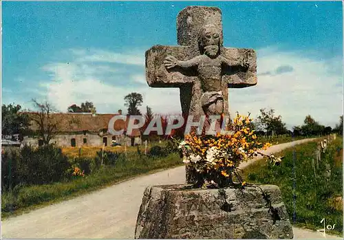 Cartes postales moderne Calvaire sur la Route Bretonne Region de Sainte Anne d'Auray La Bretagne en Couleurs