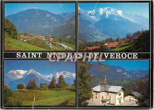 Cartes postales moderne Saint Nicolas de Veroce Haute Savoie France Alt 1180 m