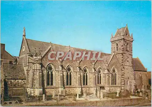 Cartes postales moderne Biville (Manche) L'Eglise XIIIe XVIe S
