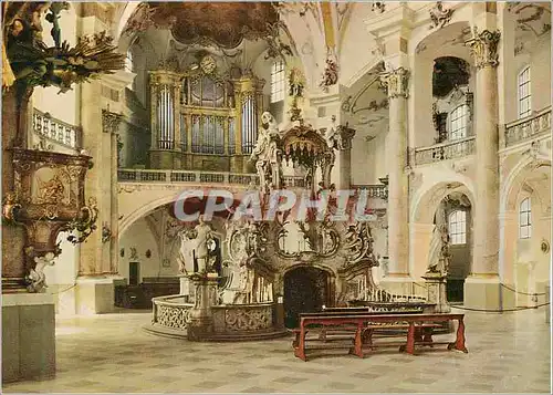 Cartes postales moderne Vierzehnheiligen Basilika Gnadenaltar Blick zur Orgel Orgue
