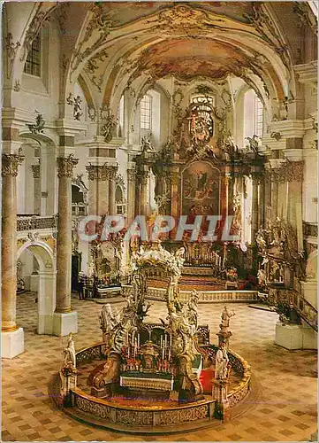 Moderne Karte Wallfahrtskirche Vierzehnheiligen Basilika Erbaut von Balthasar Neumann 1743 1772