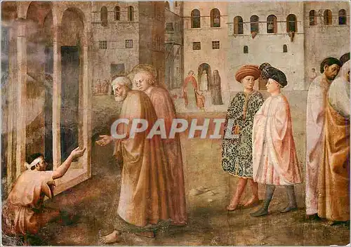 Cartes postales moderne Firenze Basilica di Santa Maria del Carmine Mosolino St Pierre Guerissant l'Estorpe