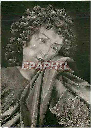 Cartes postales moderne Nordlingen St Georgskirche Johannes Holzfigur am Hochallar