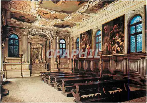 Cartes postales moderne Venezia Scuola Grande B V dei Carmini Sala Capitolare