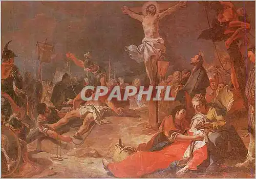 Cartes postales moderne S Martino V Burano (VE) Crocetissione di N S di Giambattisto Piepolo Chiesa Parrocchiale