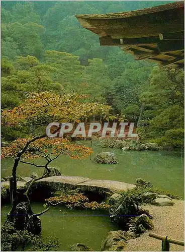 Moderne Karte Ginkaku Ji Temple Front Garden of the Silver Pavillon