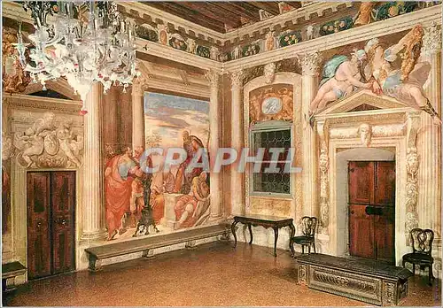 Cartes postales moderne Thiene (Vicenza) Castello Porto Colleoni Thiene Mutius Scaevola and Porsenna Pallas and Mercury