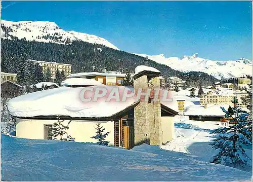 Cartes postales moderne Crans sur Sierre (alt 1500 2600 m) La Chapelle Catholique