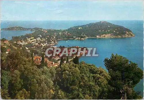 Moderne Karte Saint Jean Cap Ferrat (A M) Vue vers le Cap Ferrat et la Pointe st Hospice