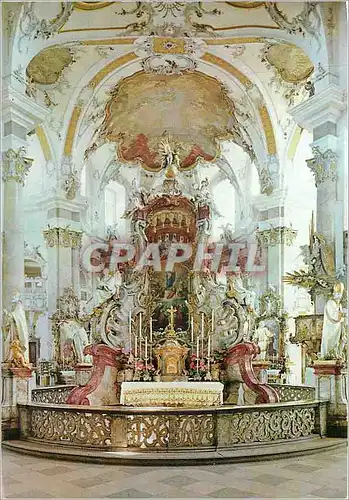 Cartes postales moderne Basilika Vierzehnheiligen Gnadenaltar mit Durchblick zum Hochaltar Baujahr 1743 1772