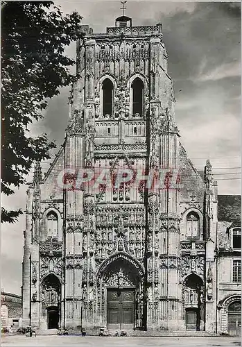 Cartes postales moderne Saint Riquier (Sommes) Eglise Abbatiale La Facade Occidentale (XVIe Siecle)