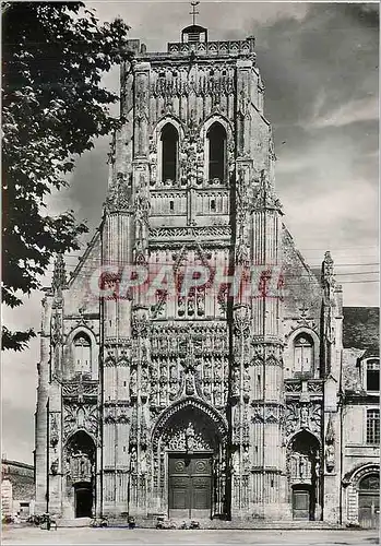 Moderne Karte Saint Riquier (Sommes) Eglise Abbatiale La Facade Occidentale (XVIe Siecle)