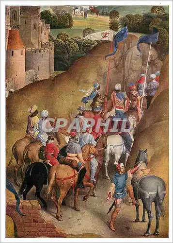 Cartes postales moderne Hans Memling (um 1433 1494) Reitergruppe