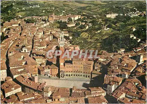 Moderne Karte Siena Vue aerinne Place il Campo