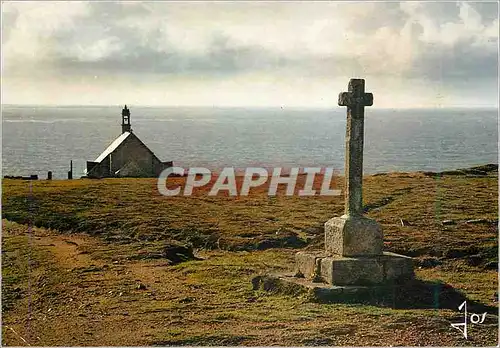 Cartes postales moderne Pointe du Van (Finistere) La Bretagne en Couleurs Calvaire et Chapelle Saint They
