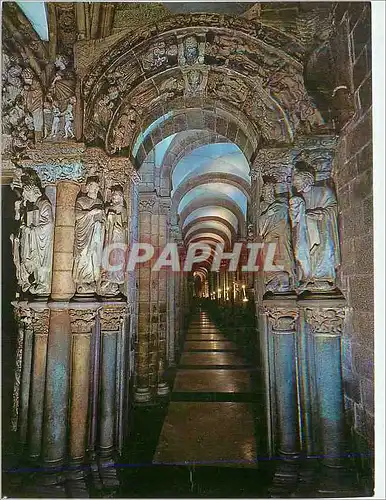 Cartes postales moderne Santiago de Compostela Cathedrale Portique de la Gloire et Salle Lateral droite