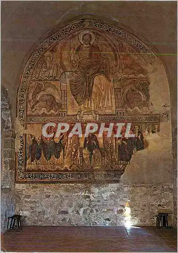 Cartes postales moderne Lavaudieu (Haute Loire) Fresque ornant la Salle Capitulaire de l'ancienne abbaye des Benedictine