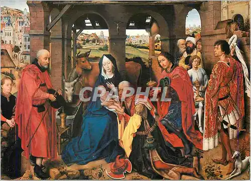 Cartes postales moderne Munchen Bayerische Staatsgemaldesammlungen Rogier van Der Weyden (um 1400 1464) Dreikonigsaltar