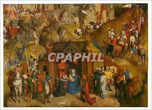 Cartes postales moderne Munchen Pinakothek Hans Memling (um 1440 1495) Les Sept Joies de Marie (detail)