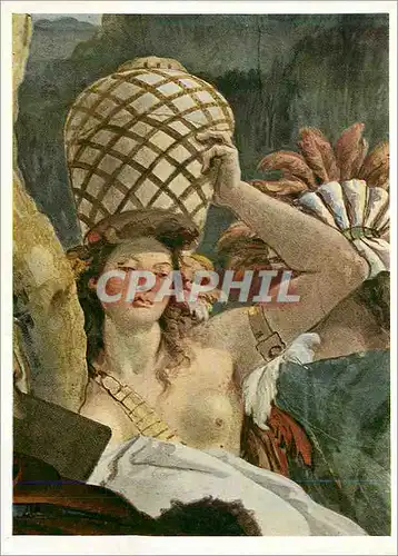 Cartes postales moderne Residenz Wurzburg Treppenhaus Amerika aus dem Deckengemalde