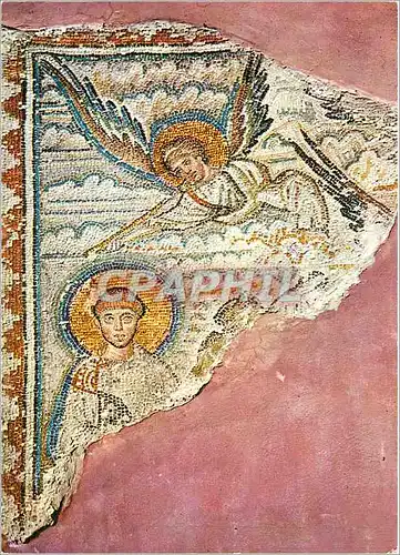 Cartes postales moderne Thessaloniki St Demetre parmi les Anges Mosaique du 5e Siecle