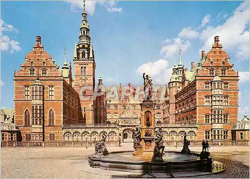 Moderne Karte Frederiksborg Danmark