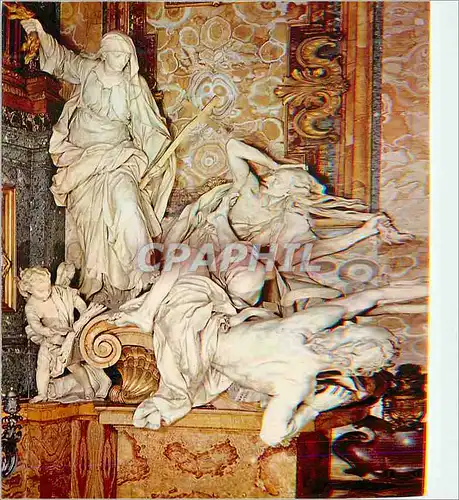 Cartes postales moderne Roma Eglise du Jesus La Foi abat L'Heresie (P Legros)