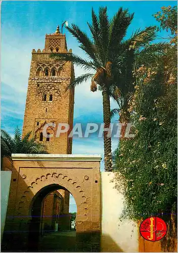 Cartes postales moderne Marrakech Le Minaret de la Koutoubia (XIIe Siecle)