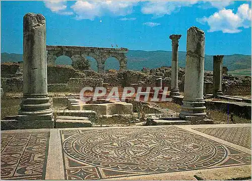 Moderne Karte Volubilis Traveaux d'Hercule Ruines Romaines