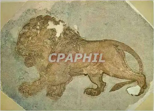 Moderne Karte Tunisie de Toujours Lion (Mosaique du Musee de Sousse