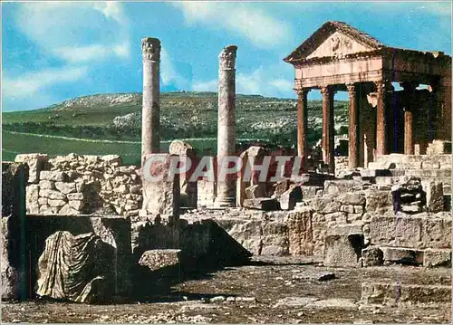 Cartes postales moderne Dougga Ruines Romaines