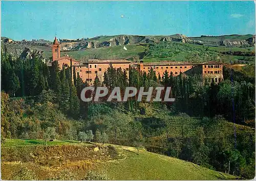 Cartes postales moderne Abbaye de Monte OLiveto Maggiore (Sienne) Vue du Monastere Cote Ouest