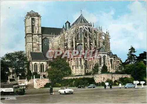 Cartes postales moderne Le Mans (Sarthe) la Cathedrale St Julien (XIIIe s) Camion Roxane