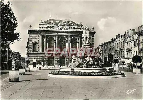 Moderne Karte Herault Montpellier PLace de la Comedie