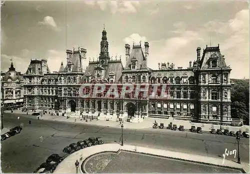 Moderne Karte L'Hotel de Ville Paris en Flanant