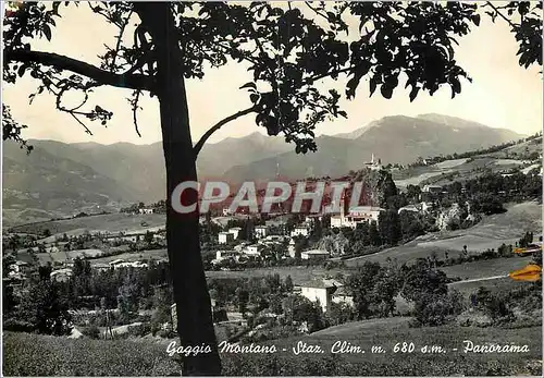 Moderne Karte Gaggio Montano Staz Clim m 680 sm Panorama