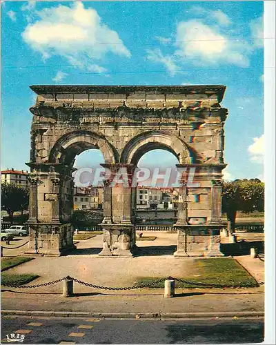 Moderne Karte Saintes Vue Generale de l'Eglise de St Eutrope (XIe S) au Fond La Charente et la Cathedrale St P